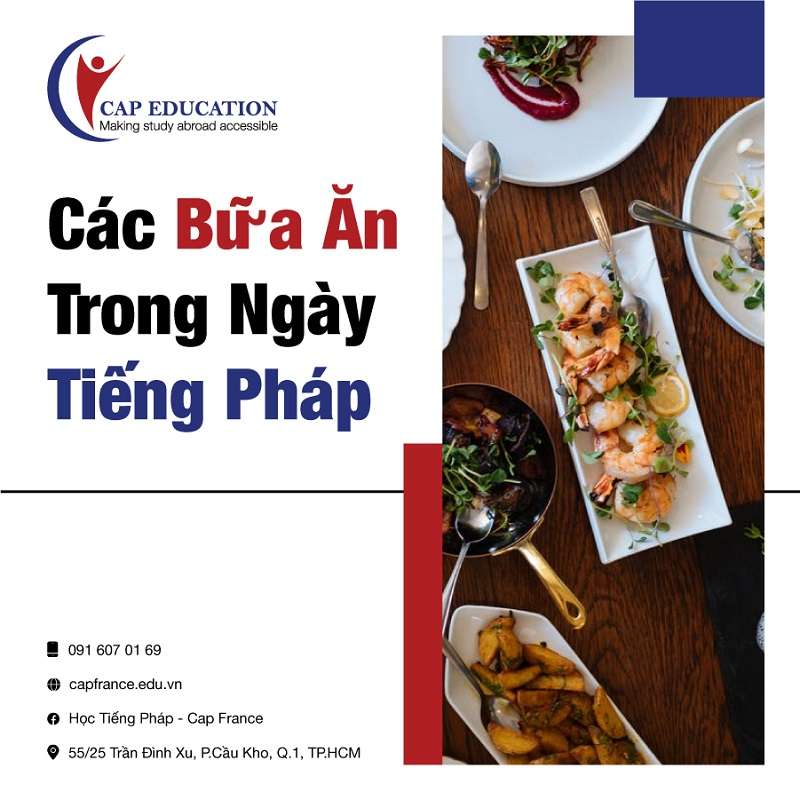 Các Bữa Ăn Trong Tiếng Pháp