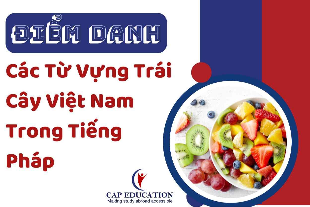 Điểm Danh Các Từ Vựng Trái Cây Việt Nam Trong Tiếng Pháp