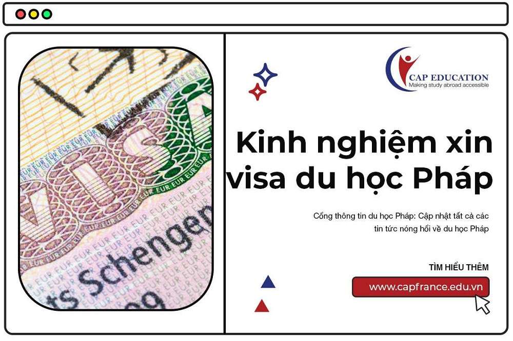 Kinh Nghiệm Xin Visa Du Học Pháp