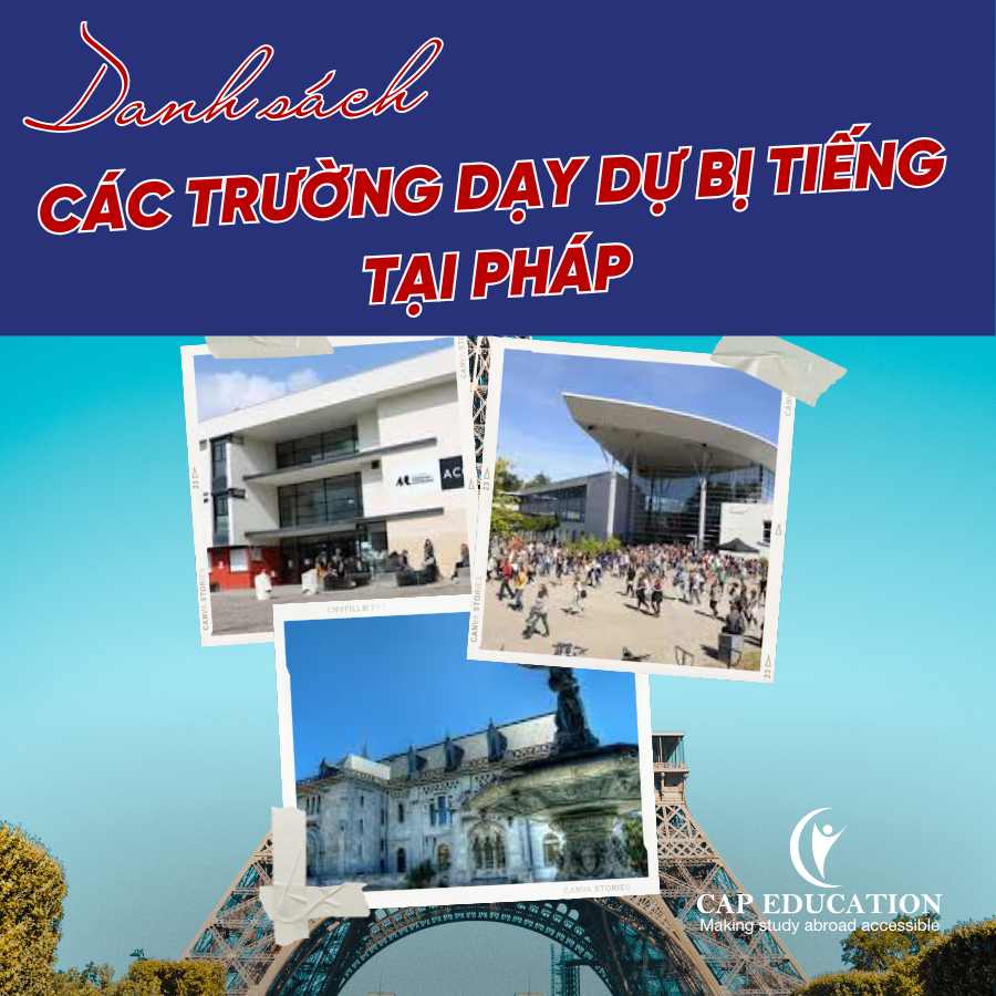 Danh Sách Các Trường Dạy Dự Bị Tiếng Tại Pháp