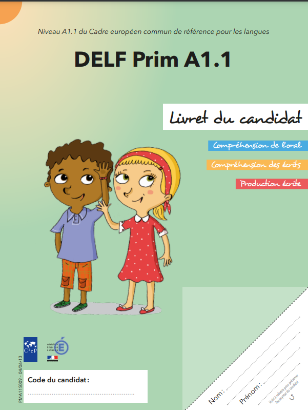 Đề Thi Mẫu Của DELF PRIM A1.1