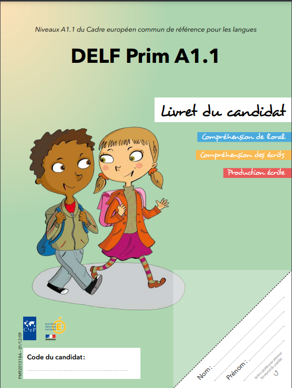 Đề Thi Mẫu Của DELF PRIM A1.1
