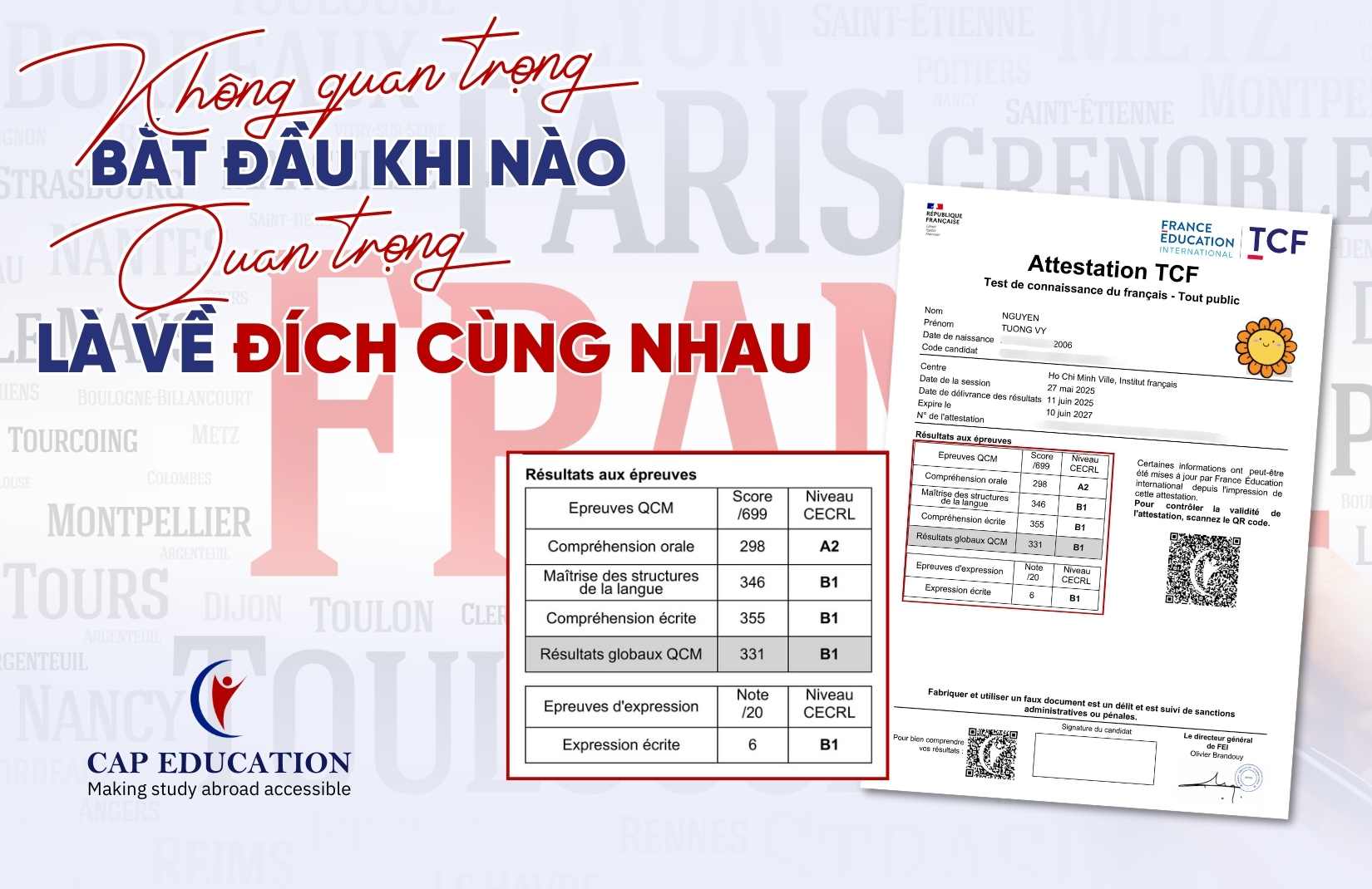 Không Quan Trọng Bắt Đầu Khi Nào Quan Trọng Là Về Đích Cùng Nhau