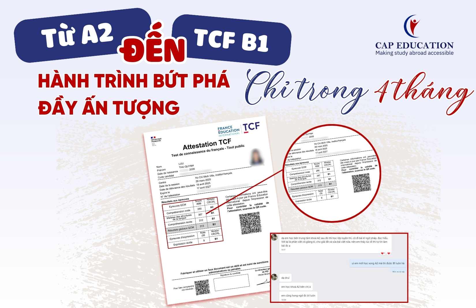 Từ A2 Đến B1 Hành Trình Bứt Phá Đầy Ấn Tượng Chỉ Trong 4 Tháng
